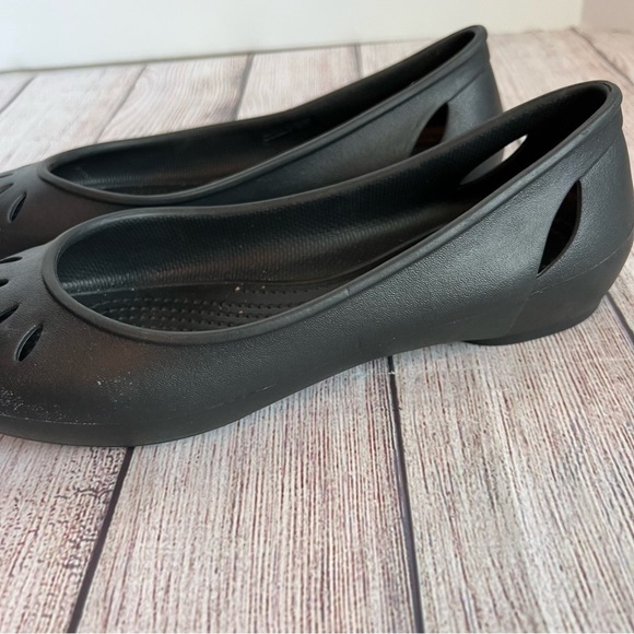 CROCS Black Ballet Flats 8 - Picture 3 of 4